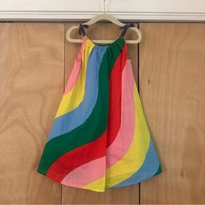 Mini Boden Rainbow Strappy Woven Dress Size 4-5Y